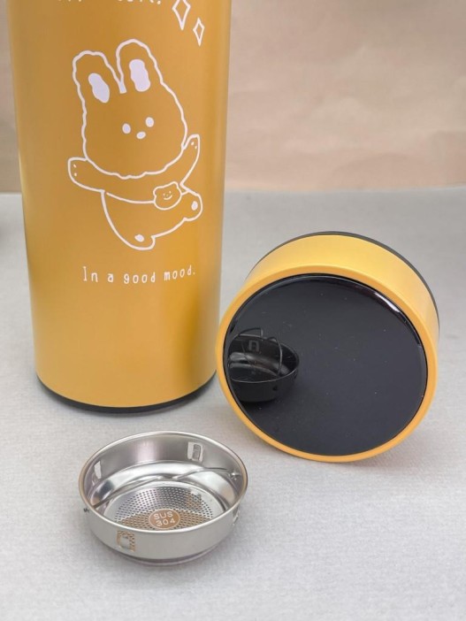 Термос с датчиком температуры «Sweet rabbit», orange (500 ml) 