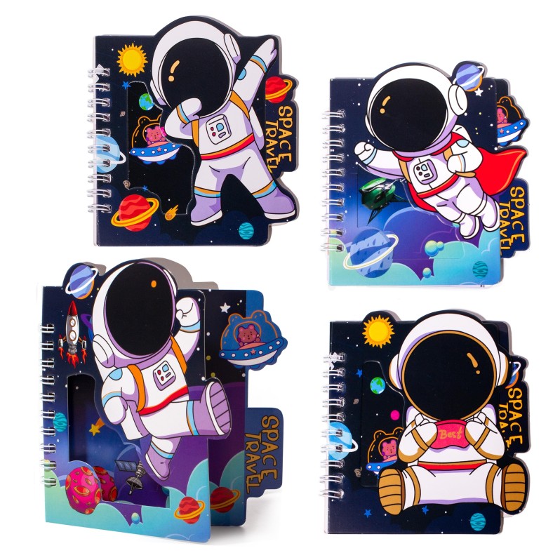 Блокнот "Космос" 48л, 11*12,5см, спираль 