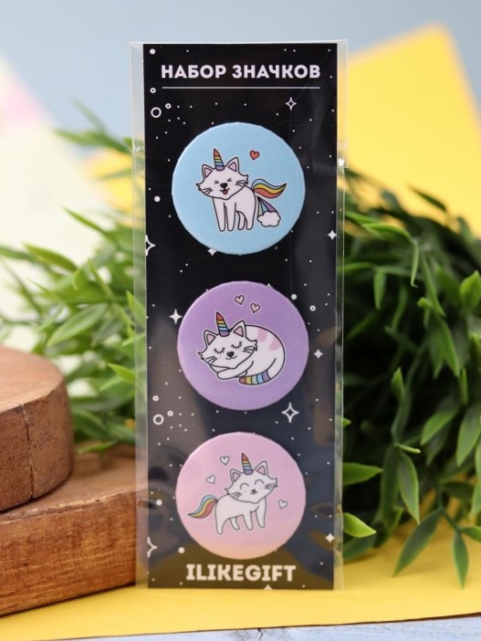 Набор значков CatCorn 