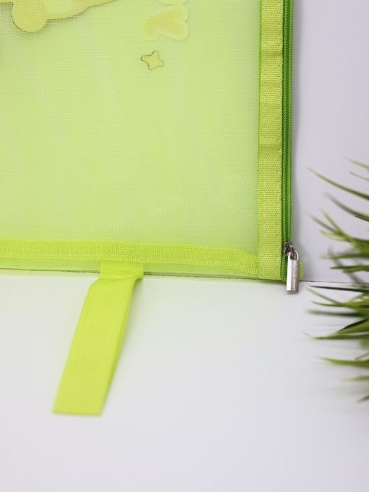 Папка пенал &quot;Shiba-inu yummy&quot;, green (23.5*31 см) 