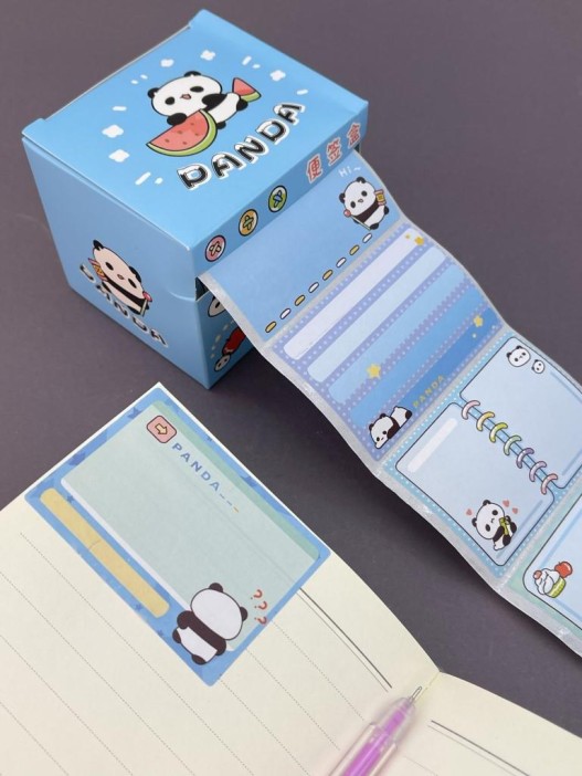 Стикеры в рулоне &quot;Panda&quot;, blue 