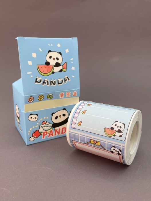 Стикеры в рулоне &quot;Panda&quot;, blue 