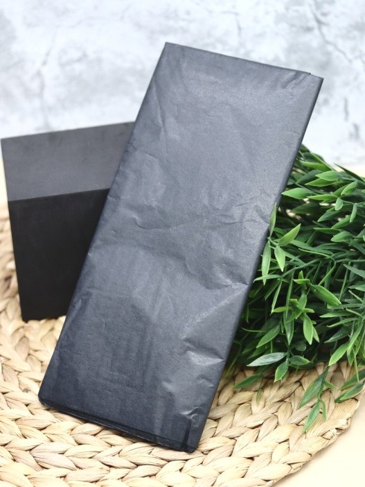 Бумага тишью &quot;Classic&quot;, black, 50 х 66 см, 14 г/м2 (набор 10 шт.) 