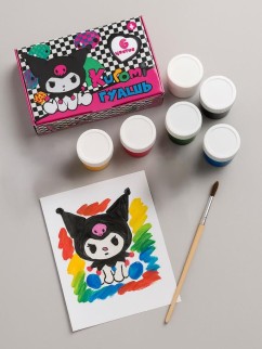 Гуашь 6 цветов &quot;Kuromi&quot; (20 мл)