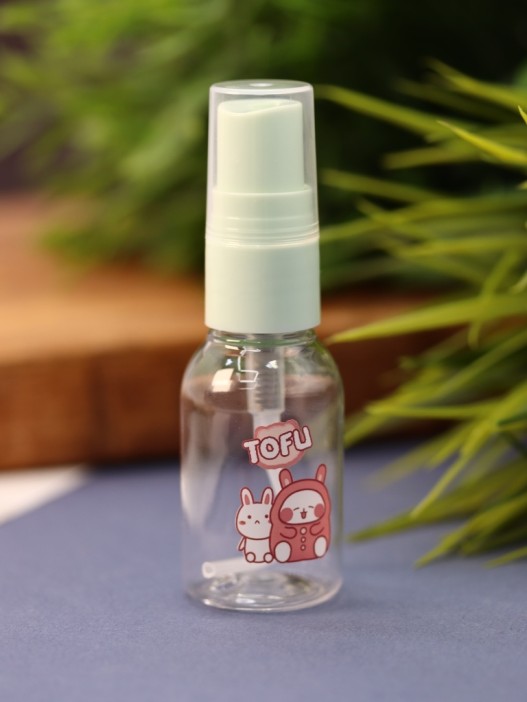 Дорожная бутылочка &quot;Family bunny&quot;, green (25 ml) 