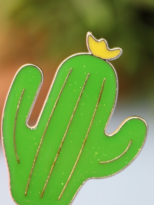 Крючок на липучке «Cactus», green 