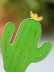 Крючок на липучке «Cactus», green 