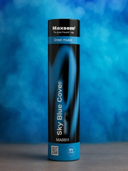 Цветной дым &quot;Sky Blue Cover&quot;, небесно-голубой, калибр 0,8&quot;, 60сек, 16см) 