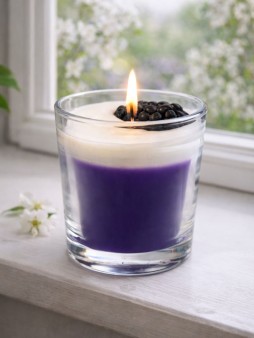 Свеча ароматическая в стакане"Ежевичный щербет" 60 гр