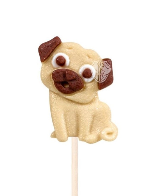 Карамель изомальт &quot;Мопс&quot;, 25гр (сливочная ириска) ср.г. до 01.02.26 