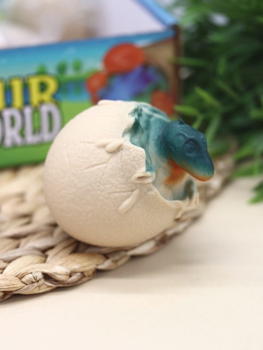 Мялка - антистресс «Dinosaur ball», dark green 