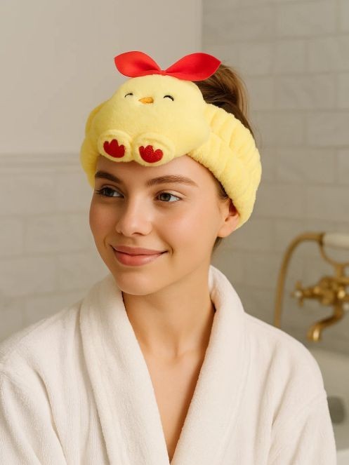 Повязка на голову GIRLY "Dear chick", yellow 