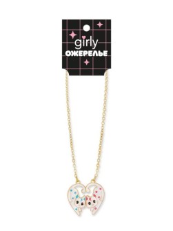Ожерелье GIRLY "Wings", white
