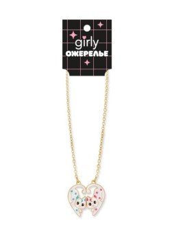 Ожерелье GIRLY "Wings", white
