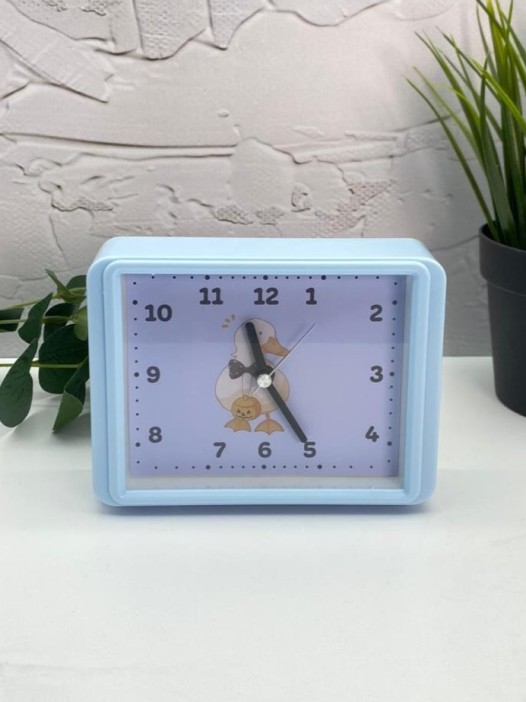 Часы-будильник «Goose», blue (13х10 см) 