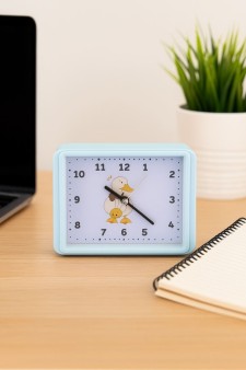 Часы-будильник «Goose», blue (13х10 см)