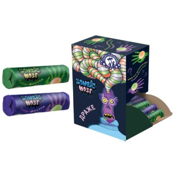 Набор драже "Зомби МОЗГ "ЗОМБИ РОЛЛ", 60шт.