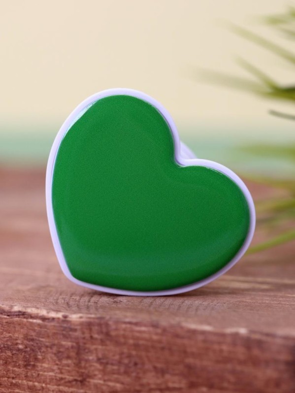 Попсокет "Heart", green