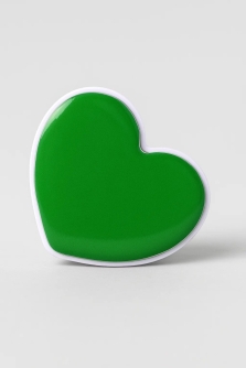 Попсокет "Heart", green