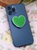 Попсокет "Heart", green