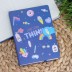 Блокнот (B6) "Rainbow assorted", black (13*18)