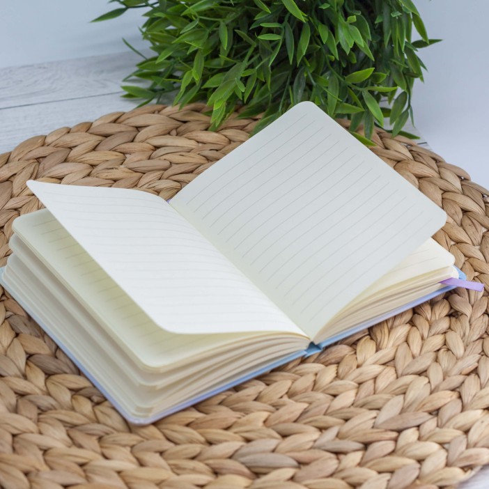 Блокнот (B6) "Rainbow assorted", black (13*18) 