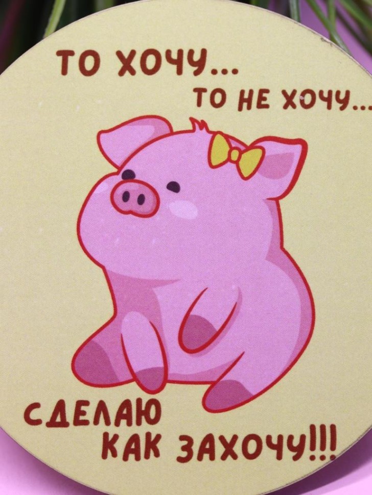 Подставка под горячее "То хочу…то не хочу...", 9 см