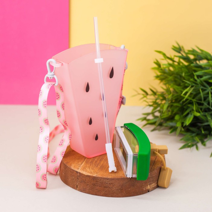 Бутылка "Slice watermelon", red (320 ml) 