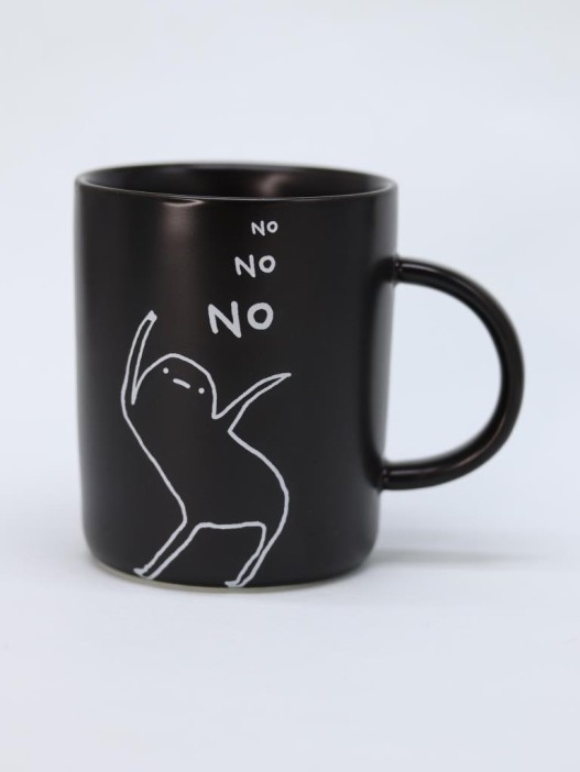 Кружка «Нет, нет», черный (400мл) 