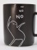 Кружка «No, no», black (400 ml) 
