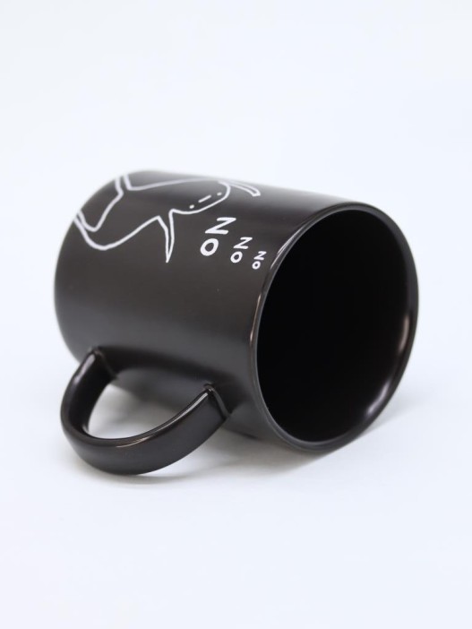 Кружка «Нет, нет», черный (400мл) 