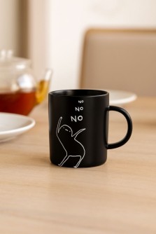 Кружка «Нет, нет», черный (400мл)