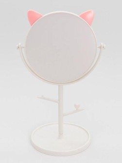 Зеркало настольное "Kitty tree", white (30 x 15 см)