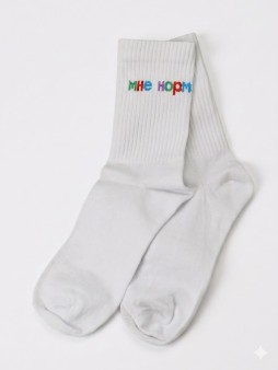 Носки женские "Мне нормально", р. 35-40, белые