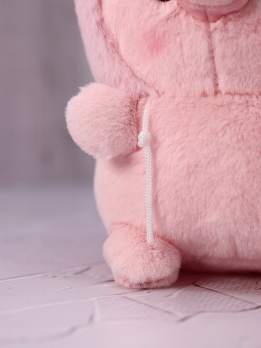 Мягкая игрушка "Animal hat pig", gray, 20 см 