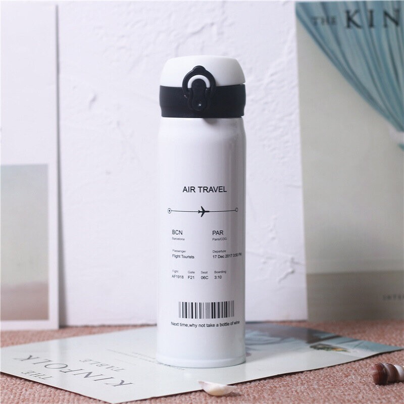 Термос"Air travel" white (450ml)