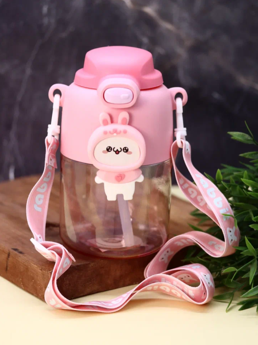 Бутылка «Cute animal, bunny», pink (800 мл) 