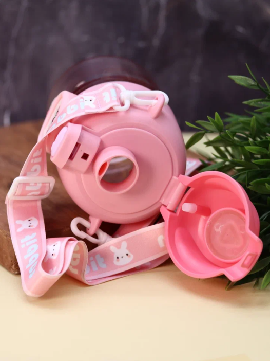 Бутылка «Cute animal, bunny», pink (800 мл) 