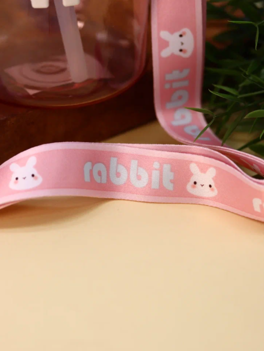 Бутылка «Cute animal, bunny», pink (800 мл) 