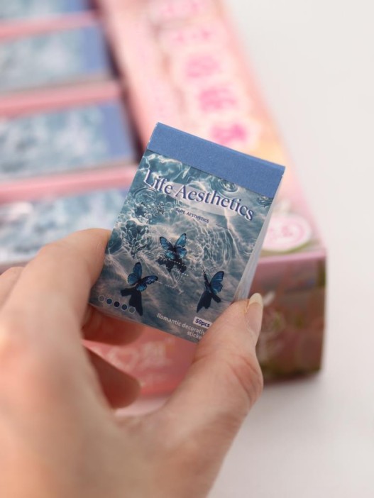 Наклейки &quot;Around the World&quot;, blue (3,5*5см) 