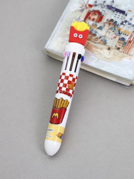 Разноцветная ручка 10 в 1 &quot;French Fries&quot; 