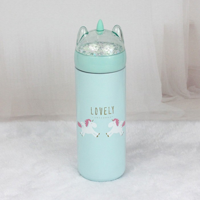 Термос "Unicorn head", blue (330 мл) 