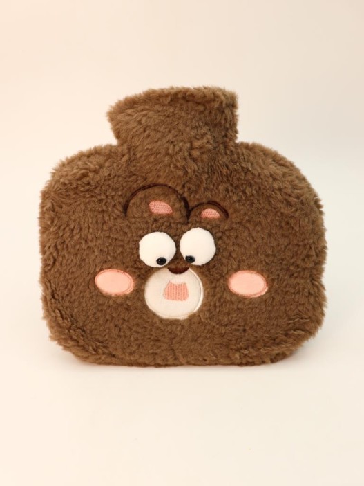 Грелка плюшевая &quot;Funny faces&quot;, bear, 1000 мл (20*20 см) 