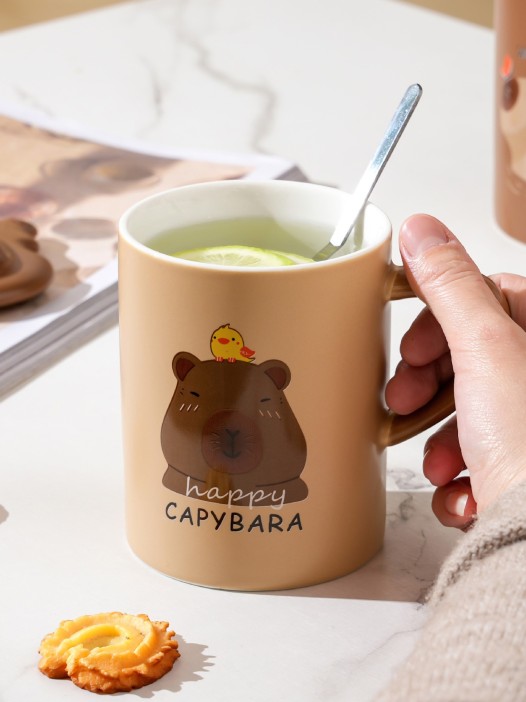 Кружка «Capybara and Bird», (400 ml) 