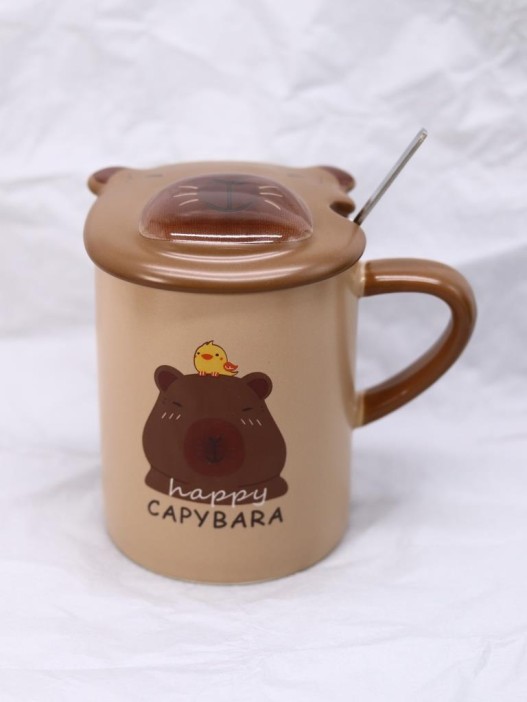 Кружка «Capybara and Bird», (400 ml) 