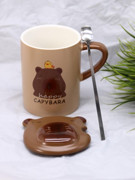Кружка «Capybara and Bird», (400 ml) 