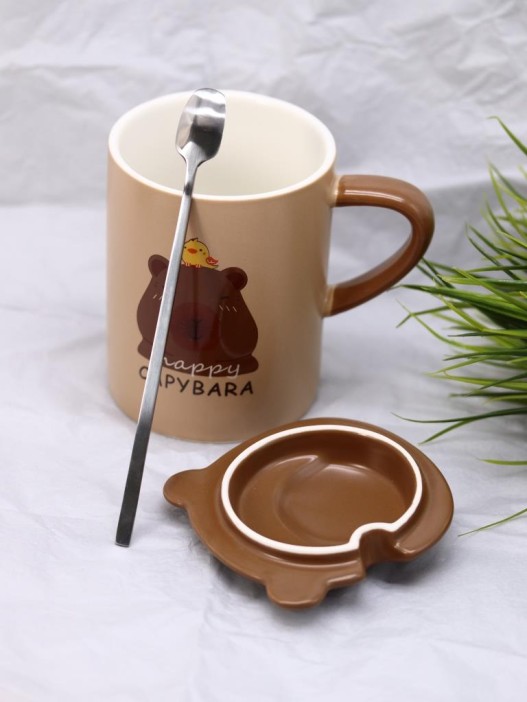 Кружка «Capybara and Bird», (400 ml) 