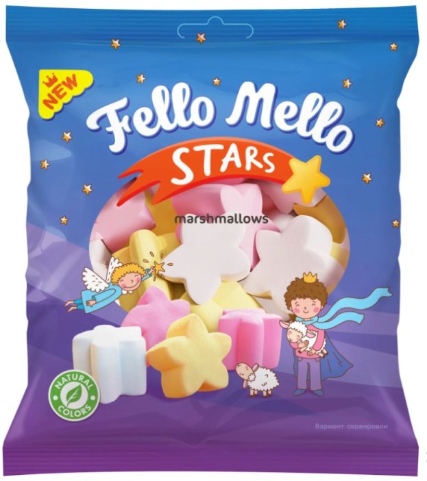 Жевательный зефир (Marshmallows) &quot;FELLO MELLO&quot; (набор 5 шт*85 гр) 