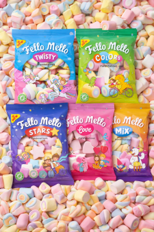 Жевательный зефир (Marshmallows) "FELLO MELLO" (набор 5 шт*85 гр)