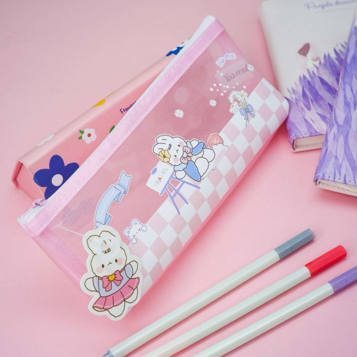Пенал "Flower bunny", pink 